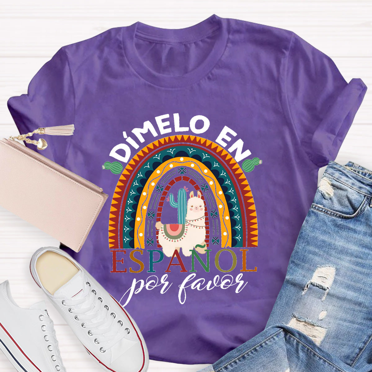 DimeLo En Espanol Teacher T-Shirt