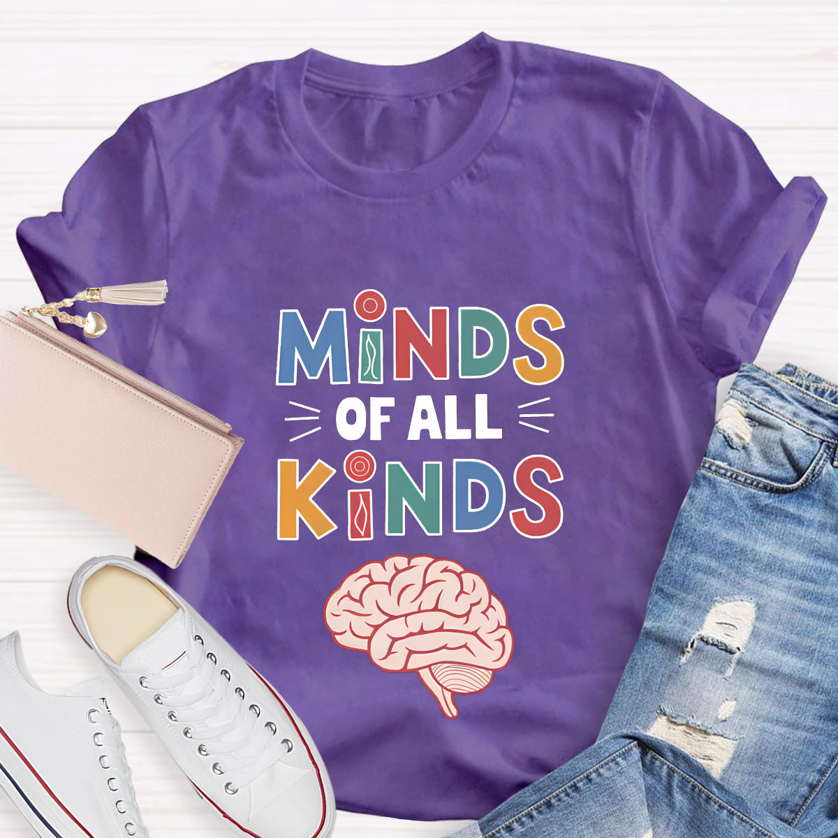 Minds Of All Kinds Teacher T-Shirt
