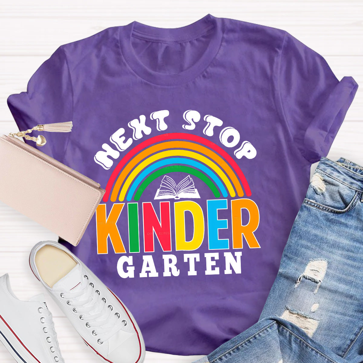 Personalized Grade Next Stop Kinder Garten Teacher T-Shirt