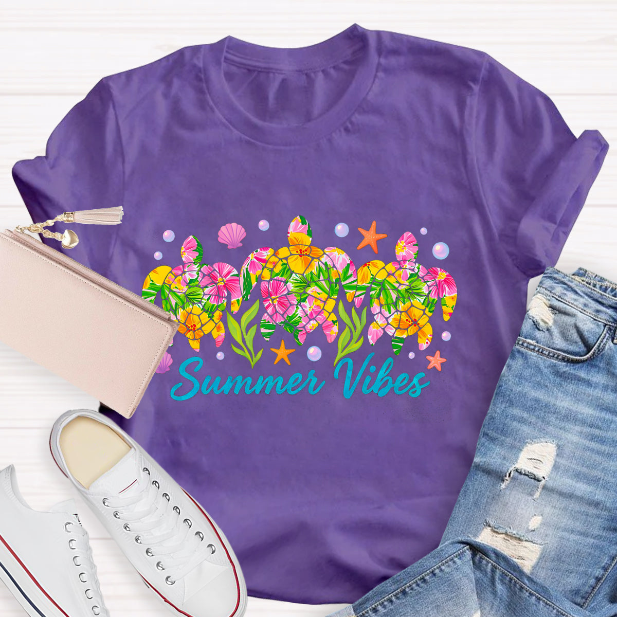 Summer Vibes Turtel T-Shirt