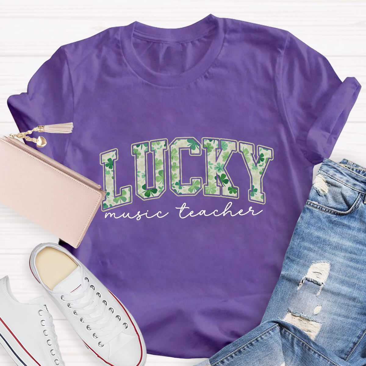 Lucky Music Teacher T-Shirt