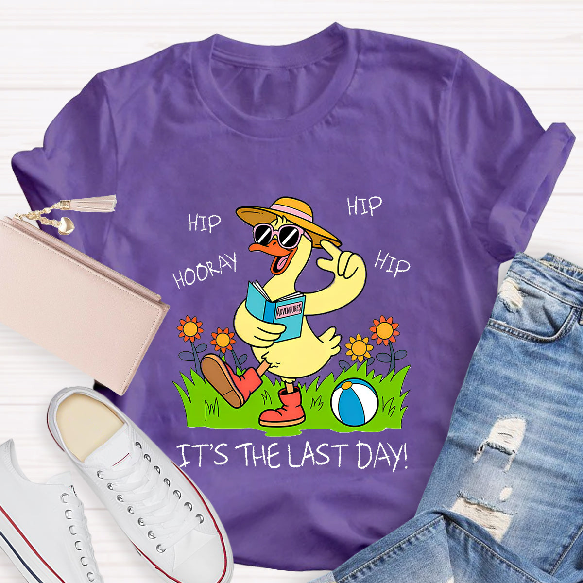 Hip Hooray It's The Last Day Funny Durk T-Shirt