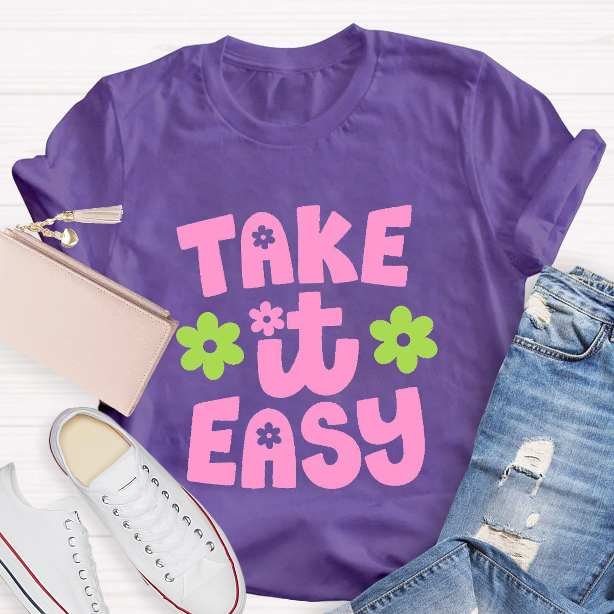 Take It Easy Teacher T-Shirt