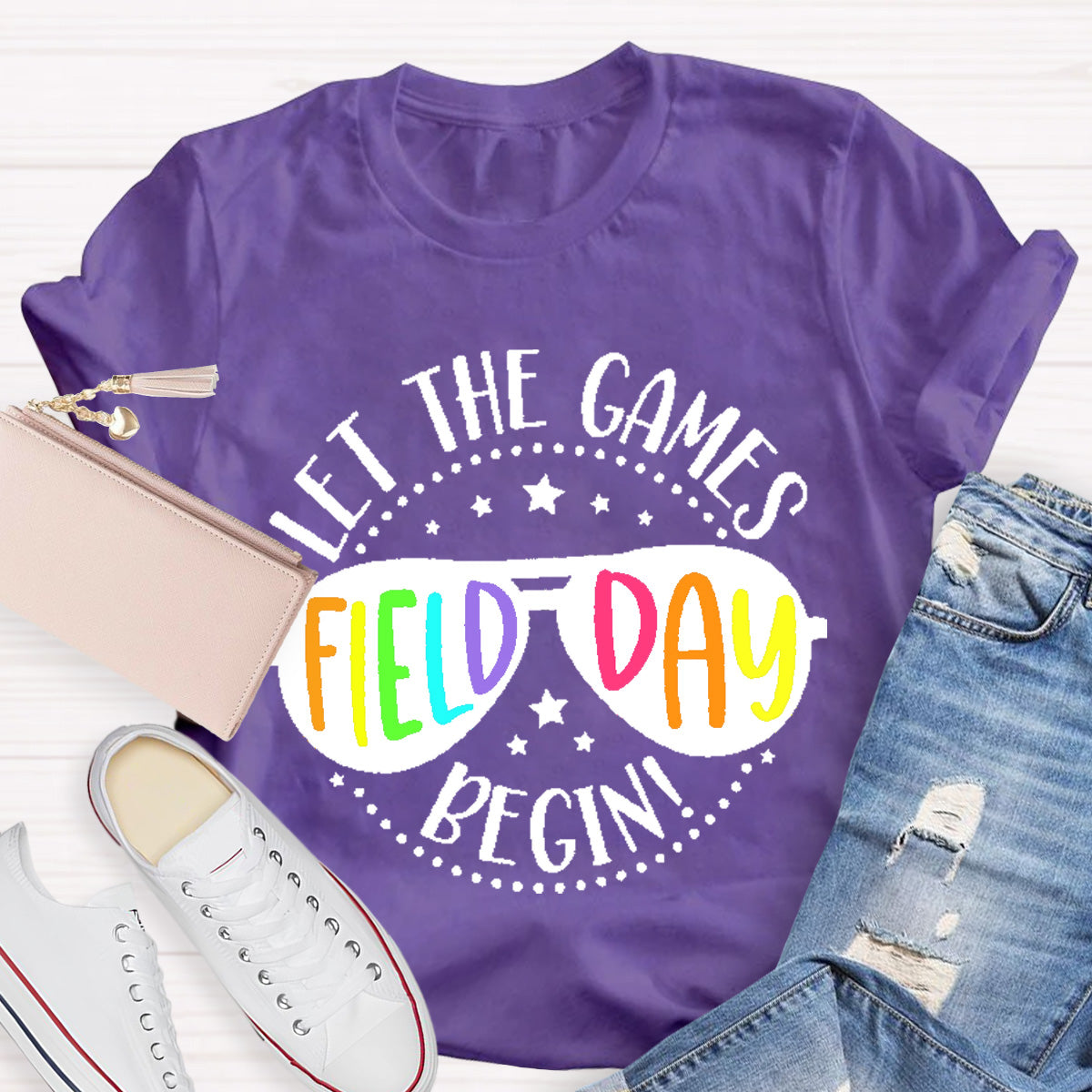 Let The Games Field Day Begin Teacher T-Shirt