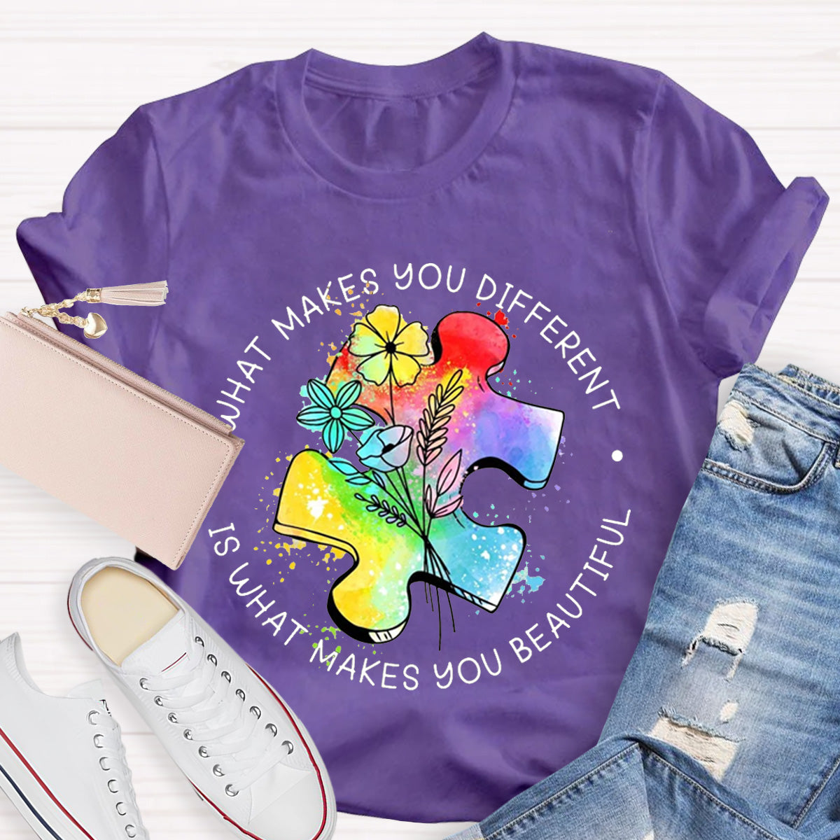 What Makes You Different Teacher T-Shirt