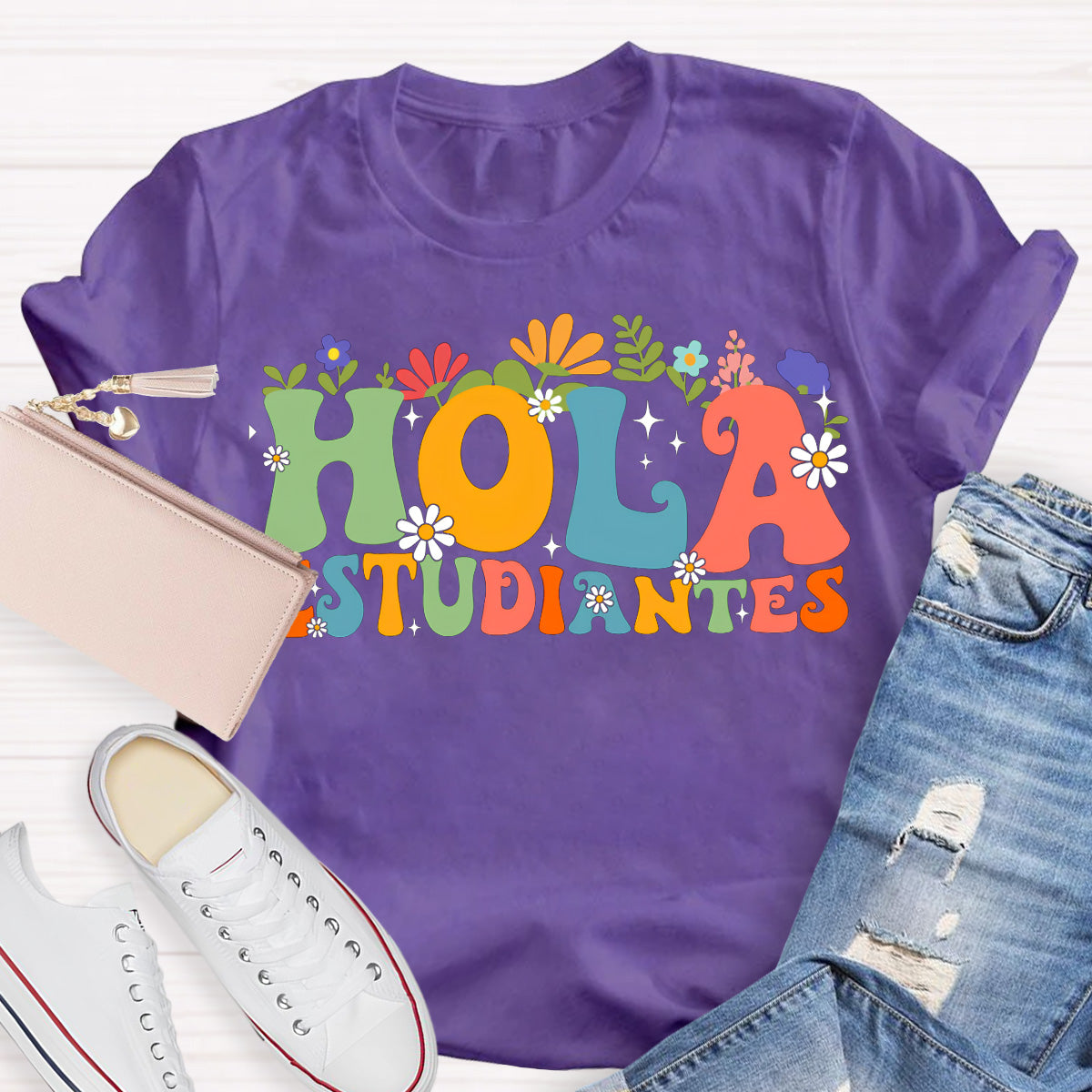 Hola Estudiantes Spanish Teacher T-Shirt