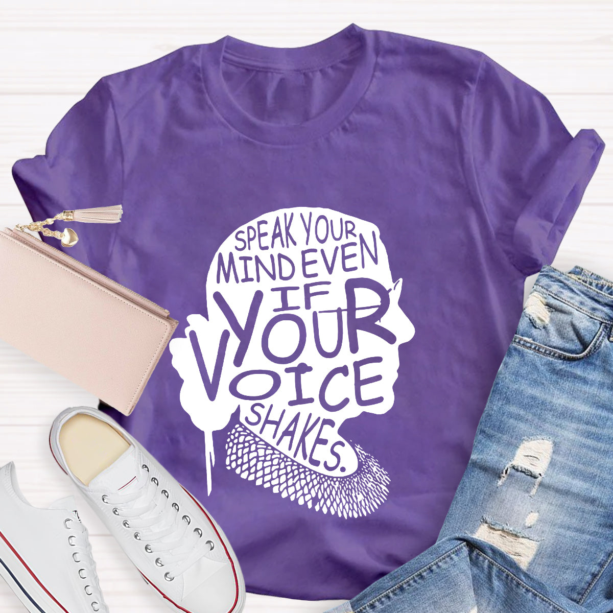 Speak Your Mind Even If Your Voice Shakes T-Shirt