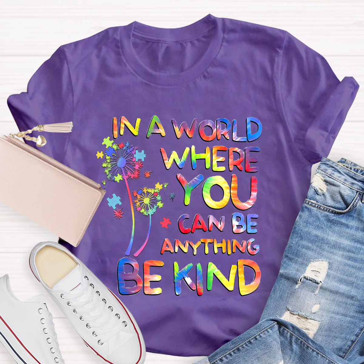 In A World Where You Can Be Anything Dandelion T-Shirt