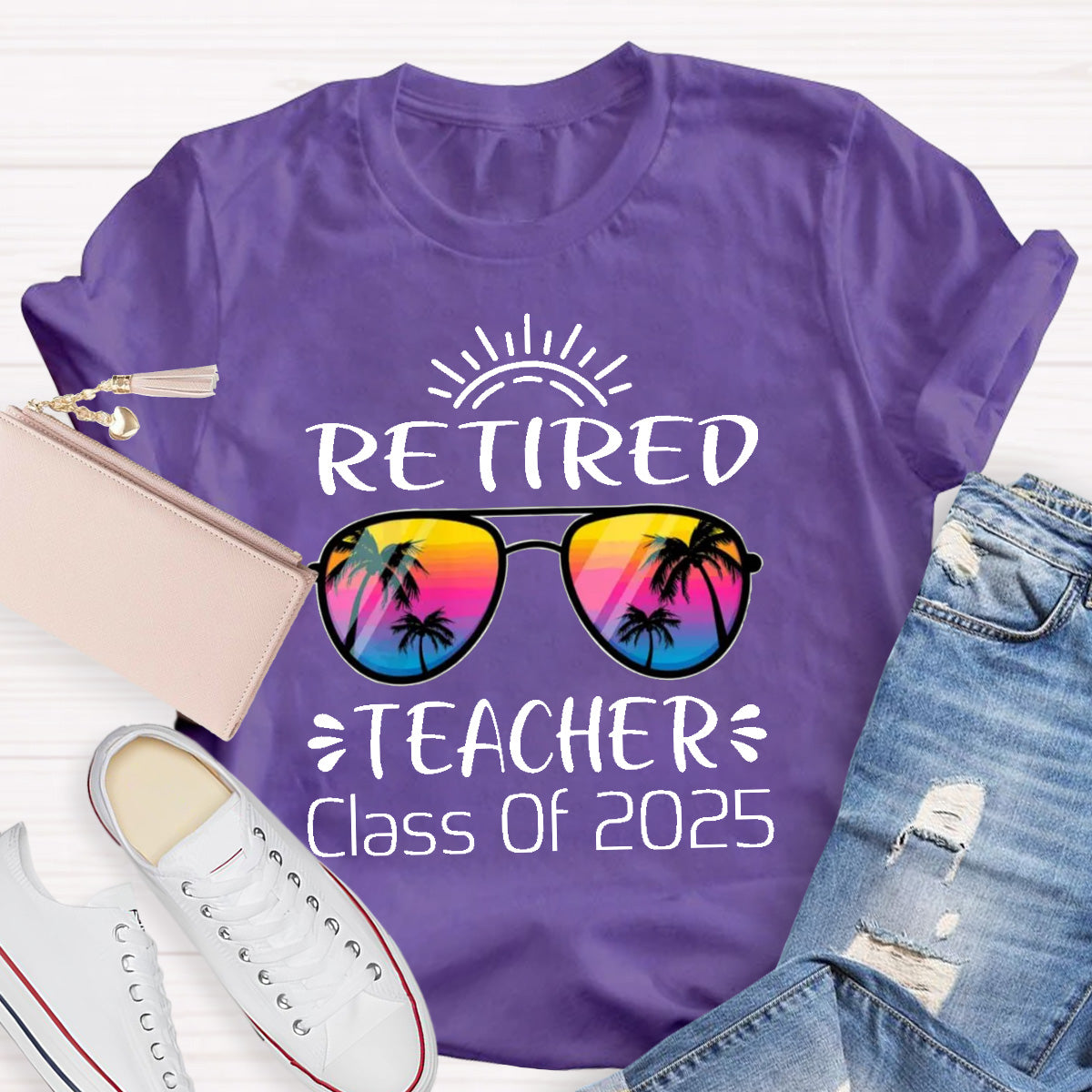 Personalized Year Retired Teacher Teacher T-Shirt