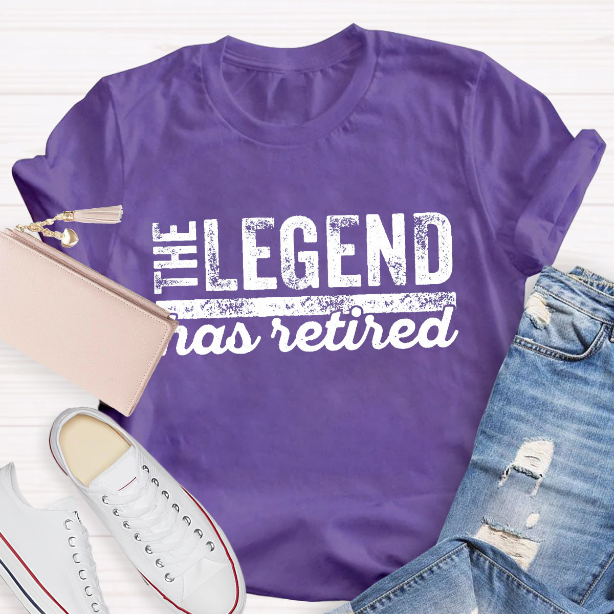 The Legend Has Retired Teacher T-Shirt