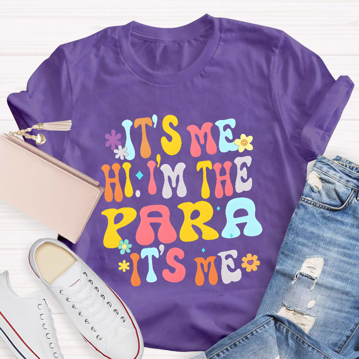It's Me Hi I'm The PARA it's meTeacher T-Shirt
