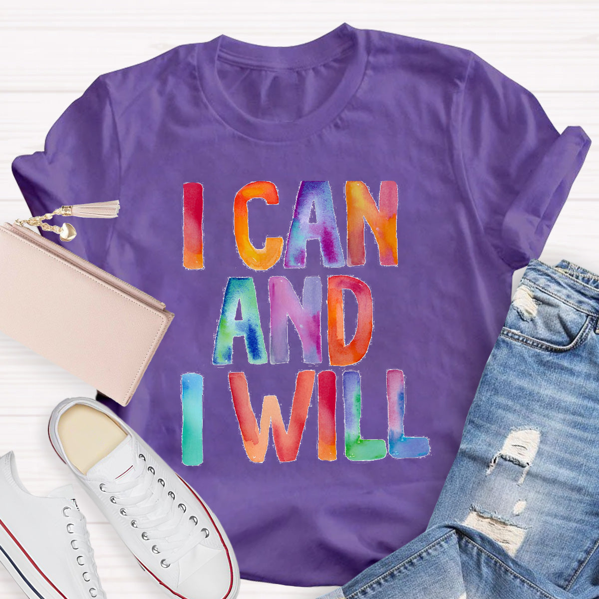 I Can And I Will Teacher T-Shirt