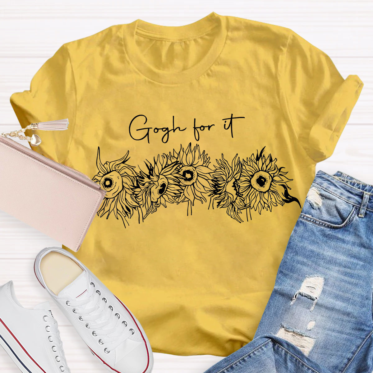 Go For It Art Teacher T-Shirt