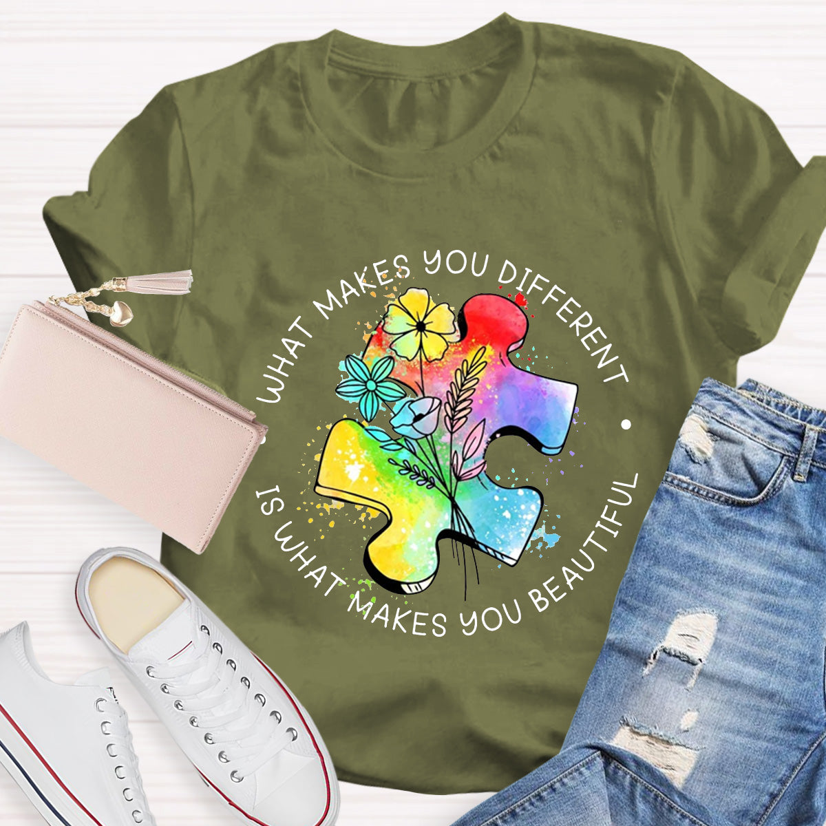 What Makes You Different Teacher T-Shirt