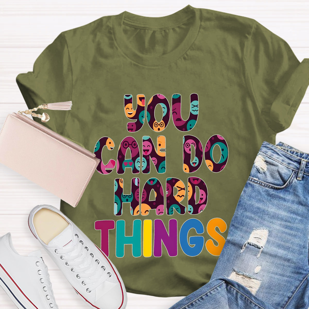 You Can Do Hard Things Teacher T-Shirt