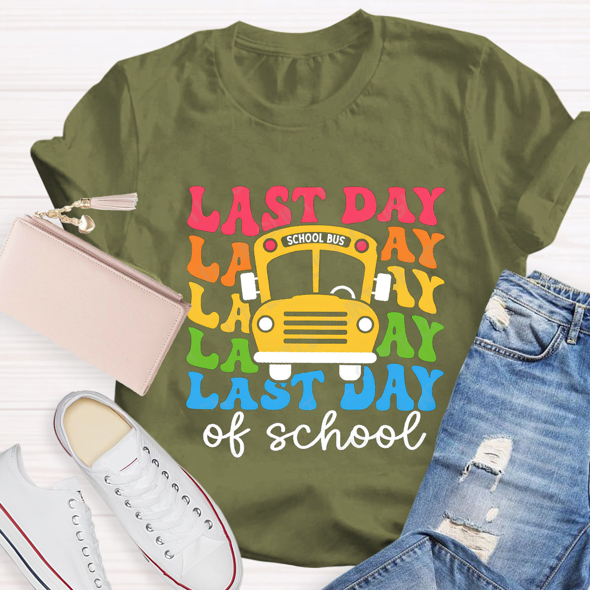 School Bus Driver Last Day Of School T-Shirt