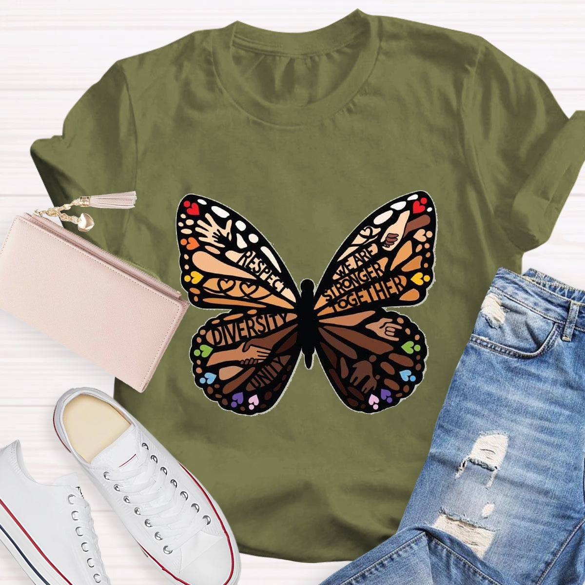 Respect Diversity We Are Strong Together T-Shirt