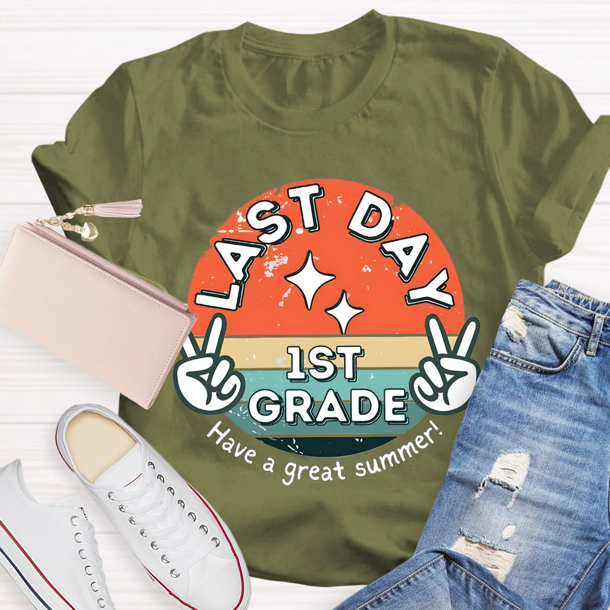 Personalize Grade Have A Great Summer Teacher T-Shirt