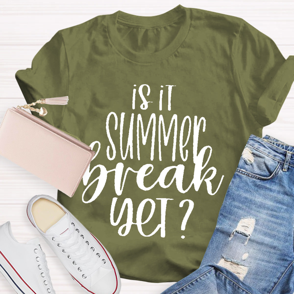 Is It Summer Break Yet Teacher T-Shirt