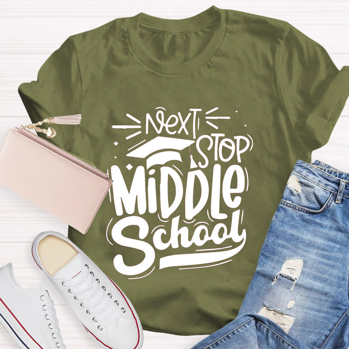 Next Stop Middle School Teacher T-Shirt