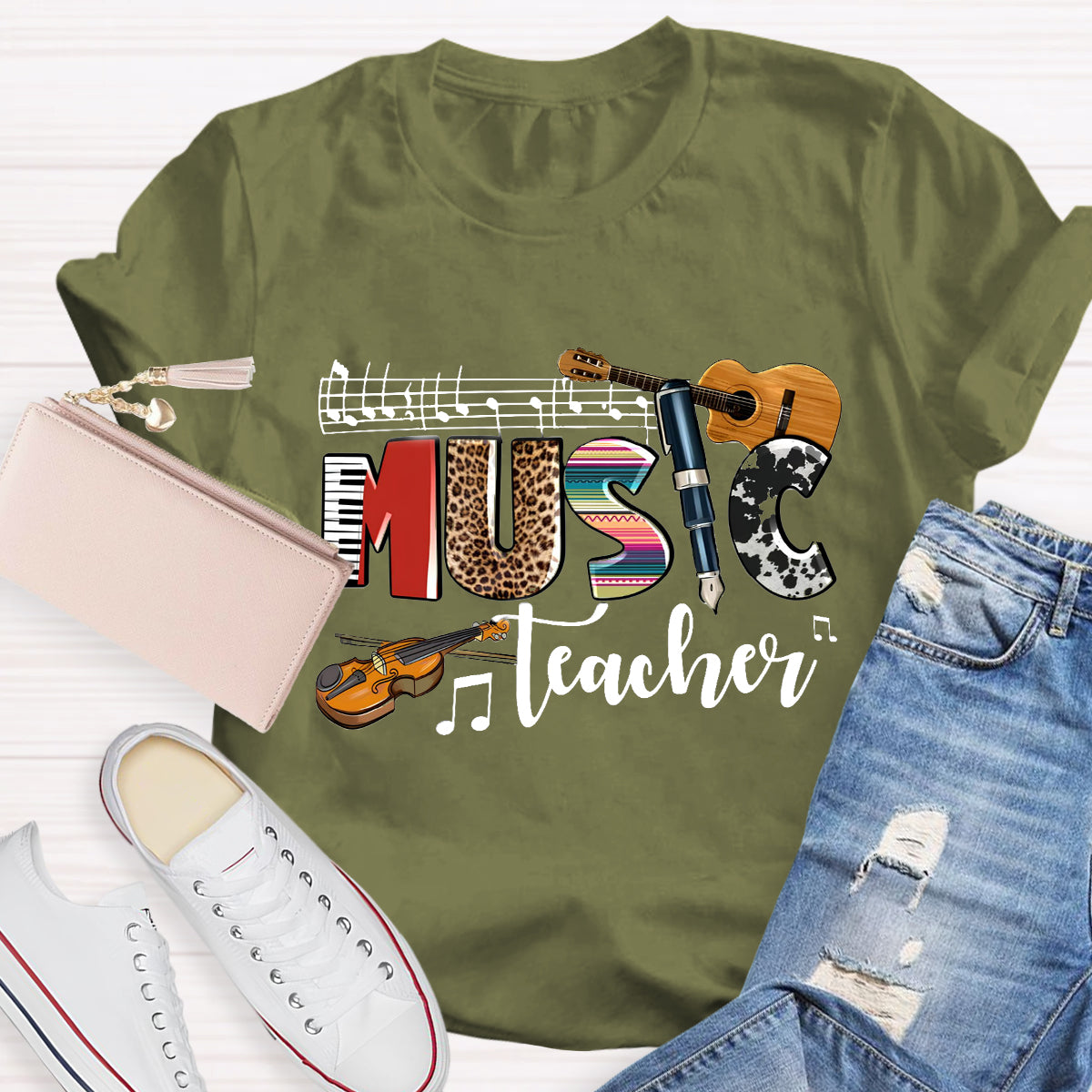 Musical Instrument Music Teacher T-Shirt