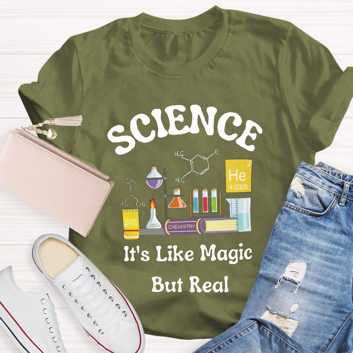 It's Like Magic But Real Teacher T-Shirt