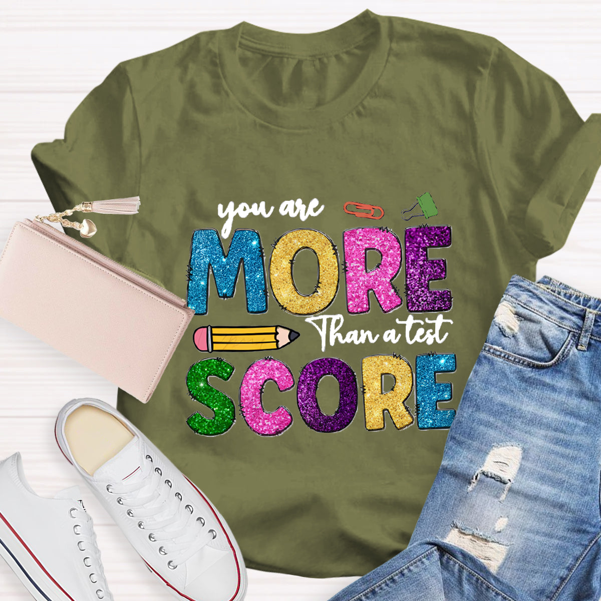 You Are More Than A Test Score Teacher T-Shirt