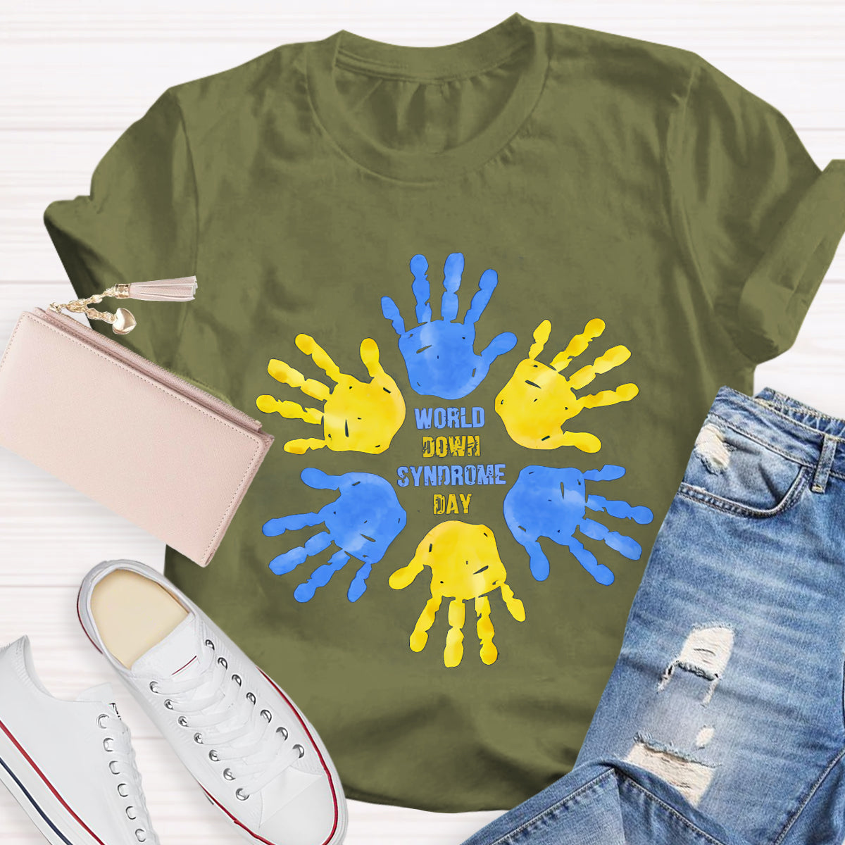 World Down Syndrome Day Teacher T-Shirt
