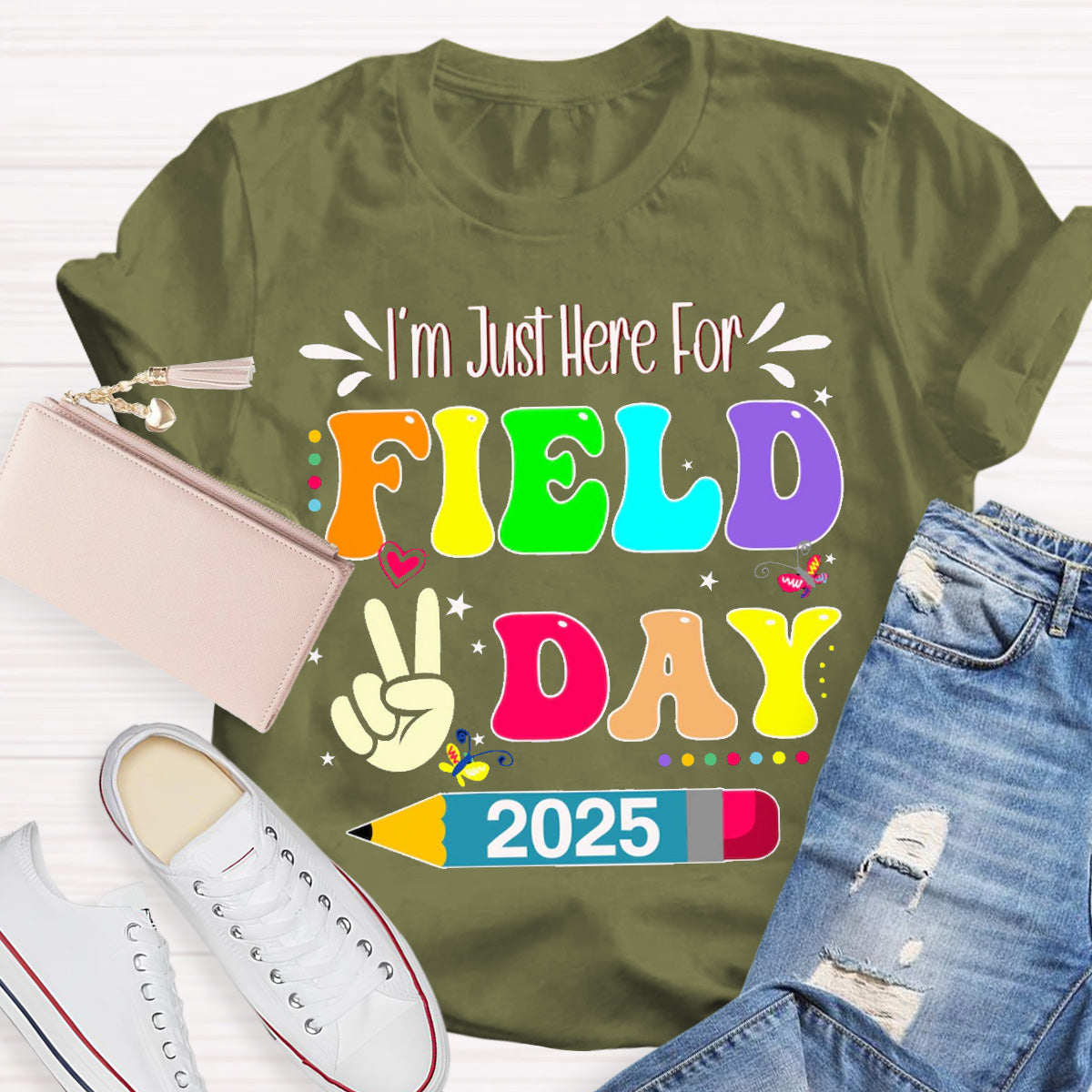 Personalize Year Field Day Teacher T-Shirt