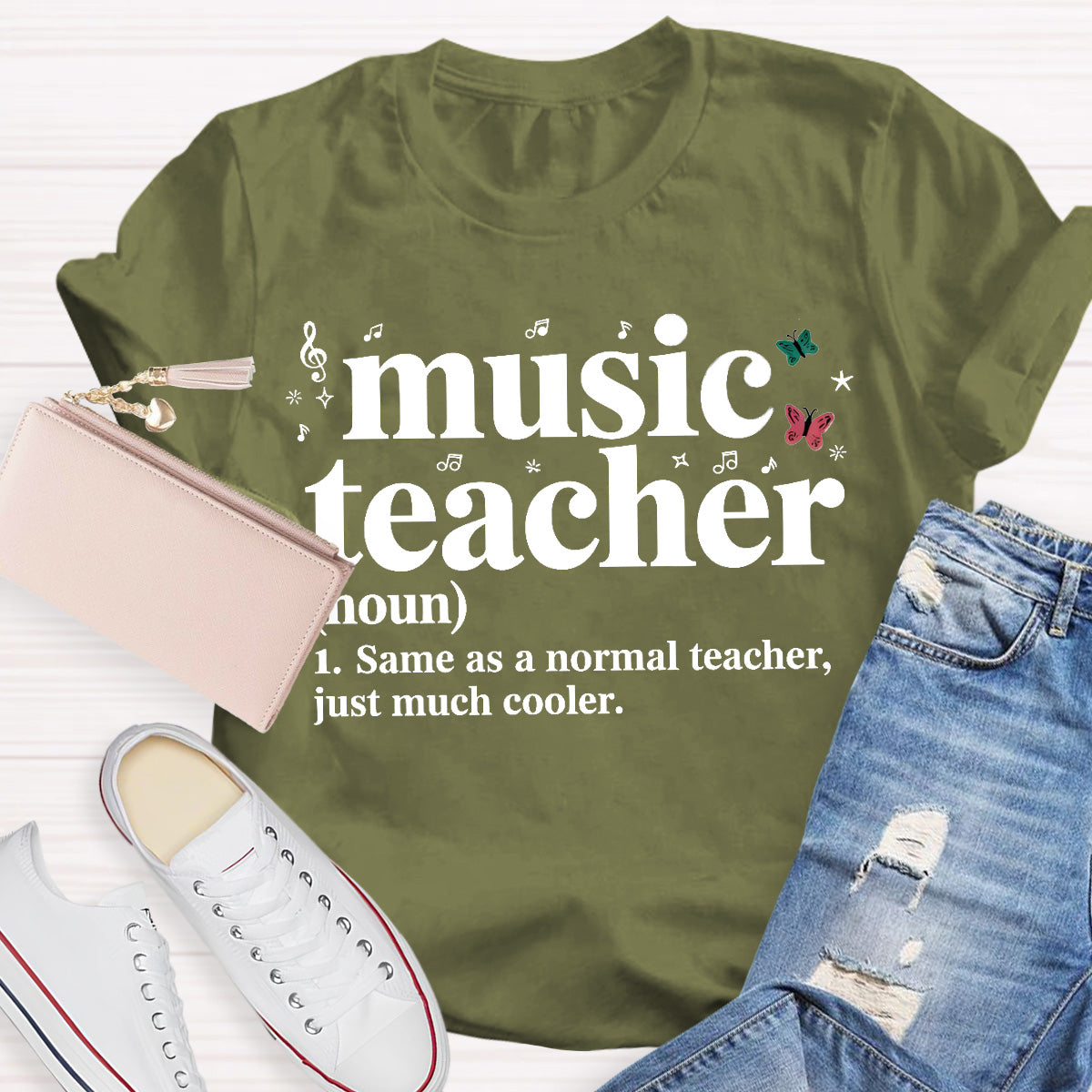 Music Teacher Just Much Cooler Teacher T-Shirt