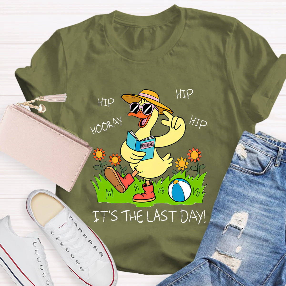 Hip Hooray It's The Last Day Funny Durk T-Shirt