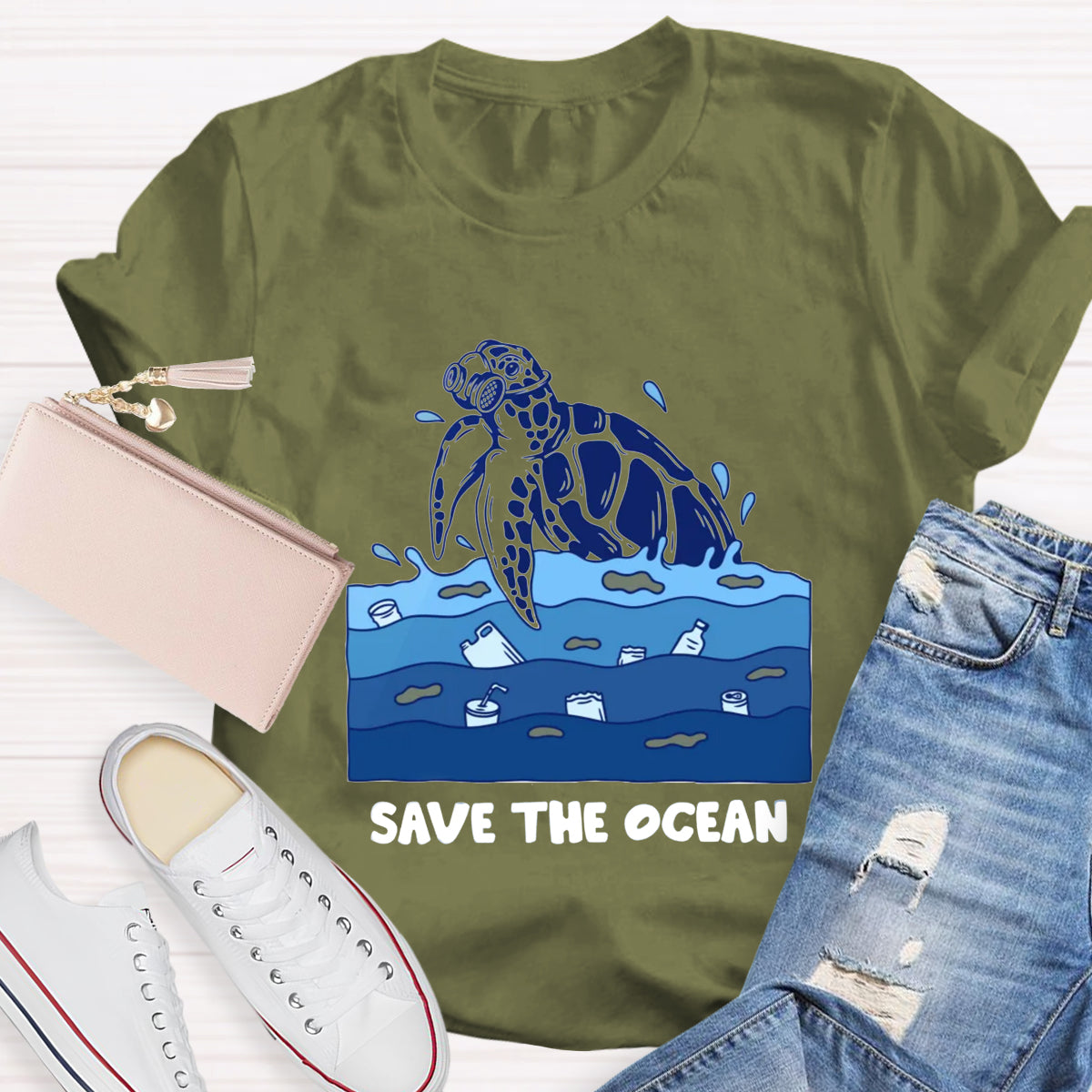 Save The Ocean Save The Turtle T-Shirt