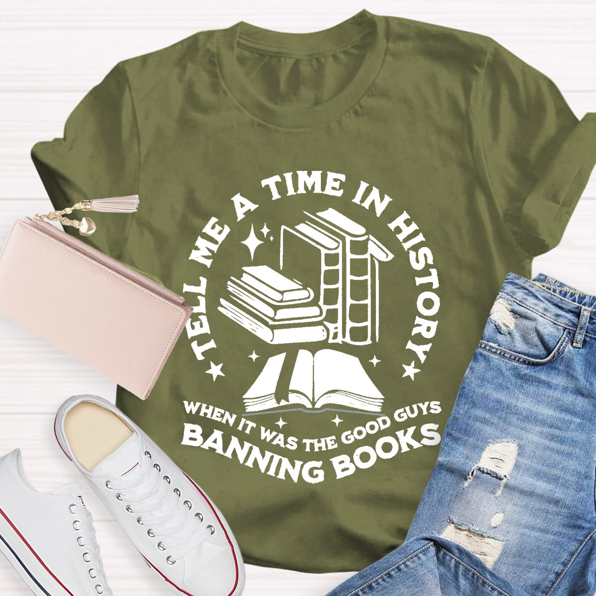 Tell Me A Time In History Teacher T-Shirt