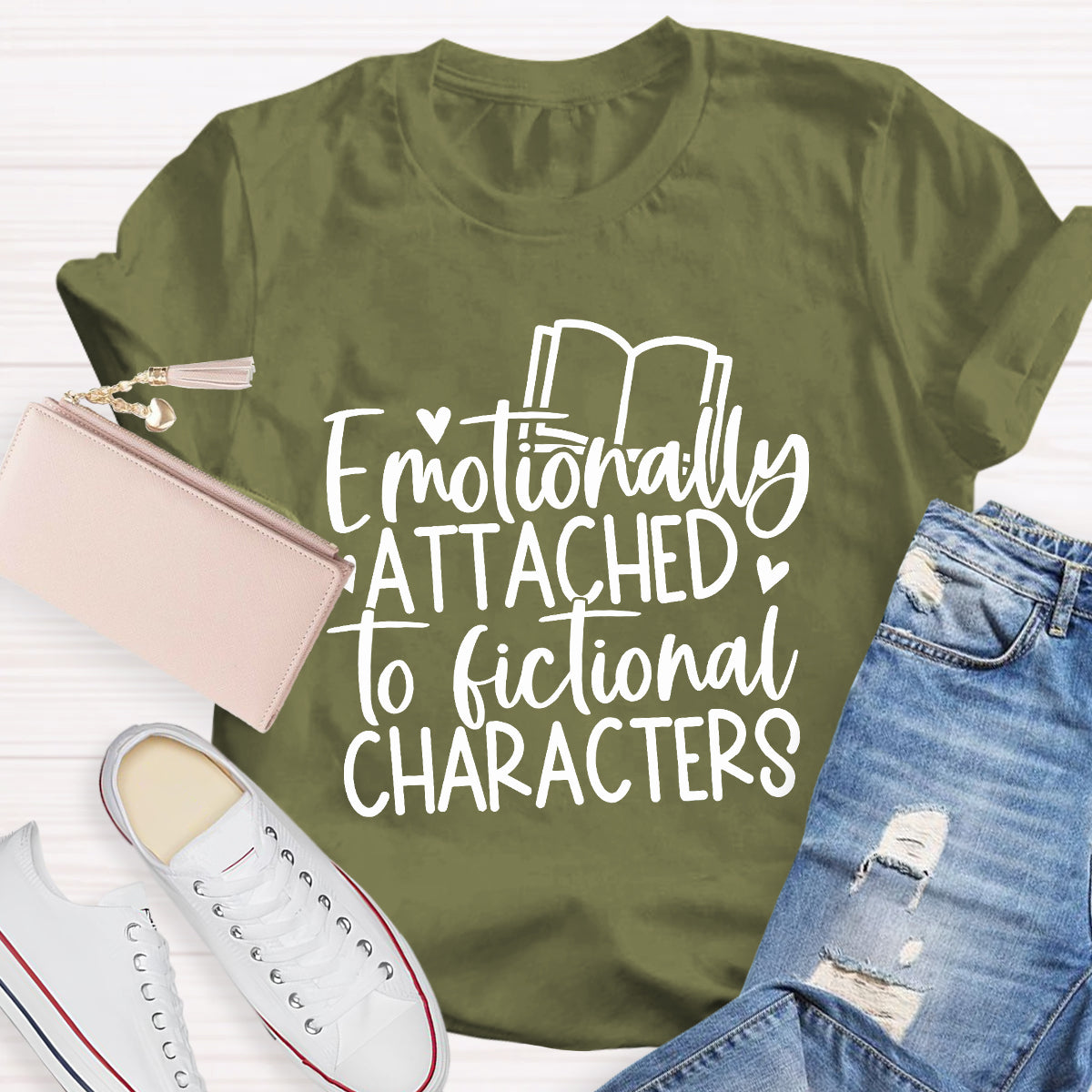 Emotionally Attached to Fictional Characters T-Shirt