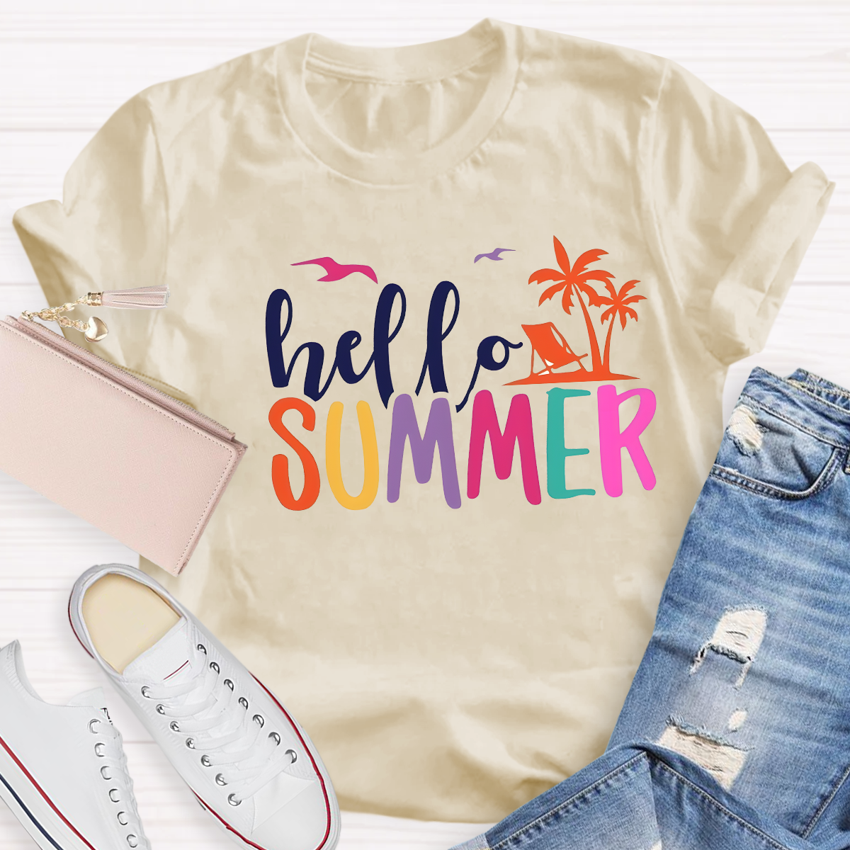 Hello Summer Teacher T-Shirt