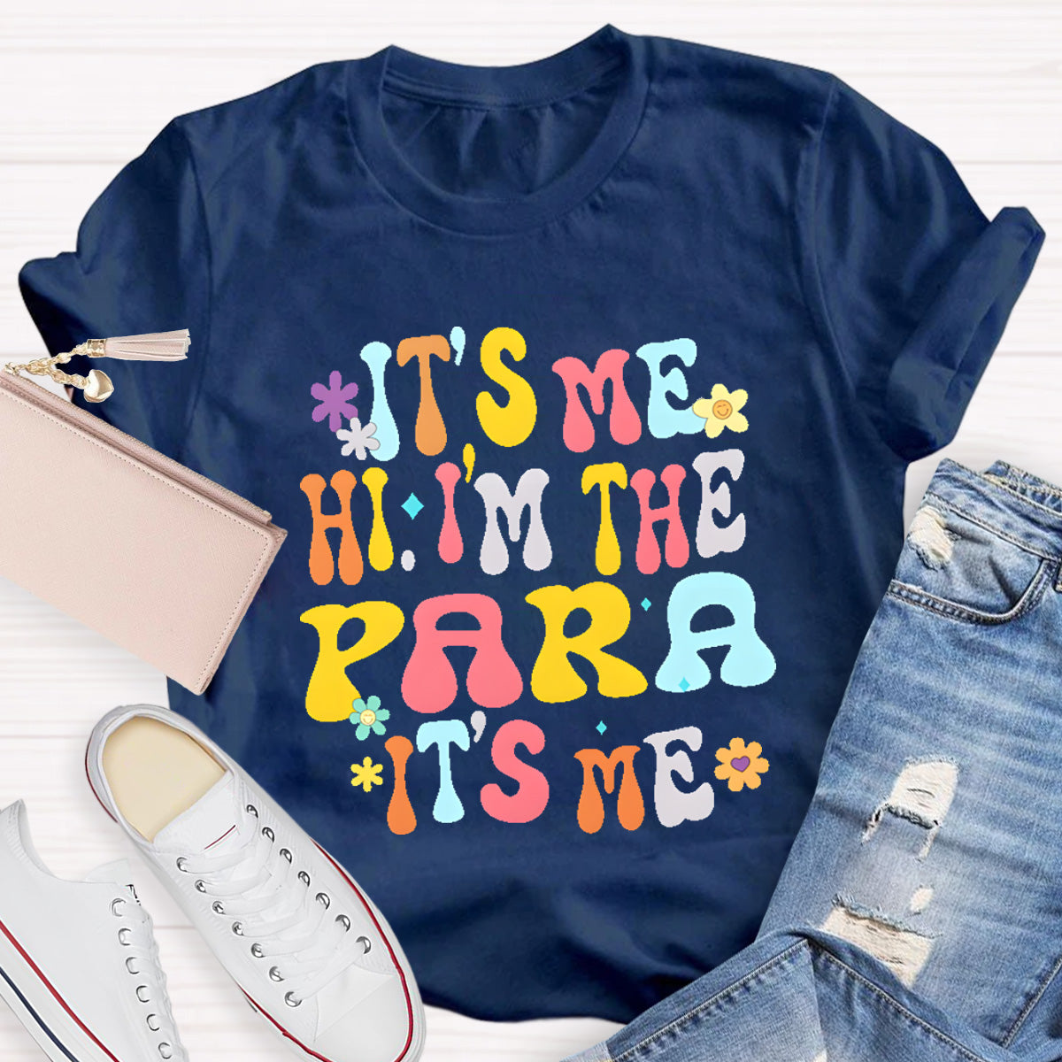 It's Me Hi I'm The PARA it's meTeacher T-Shirt