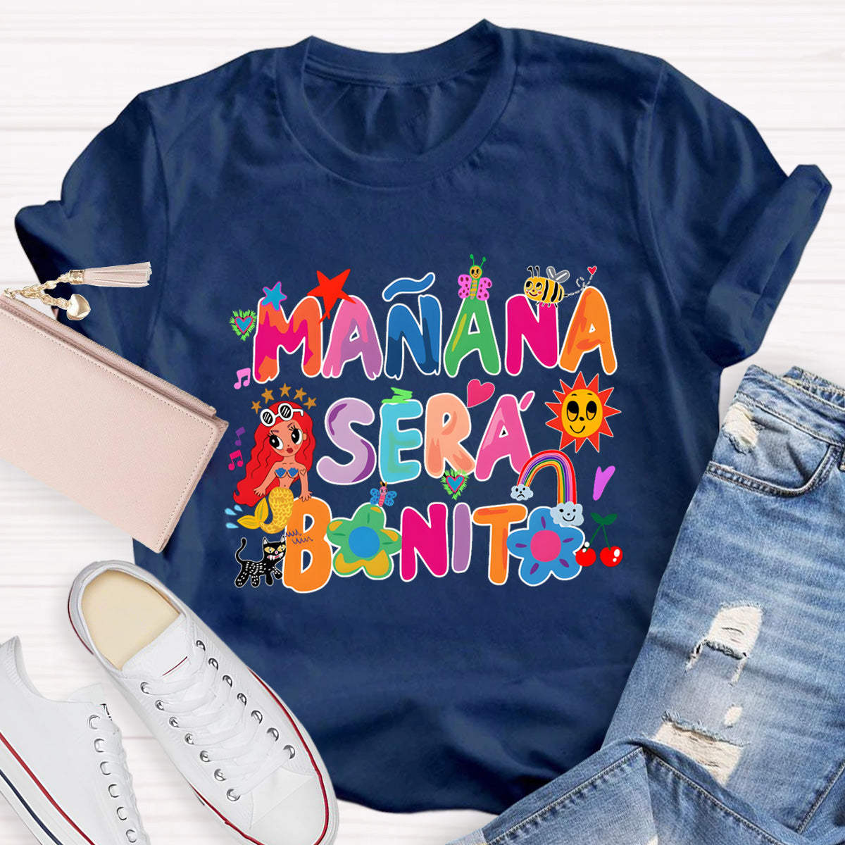 Mañana Sera Bonito Spanish Teacher T-Shirt