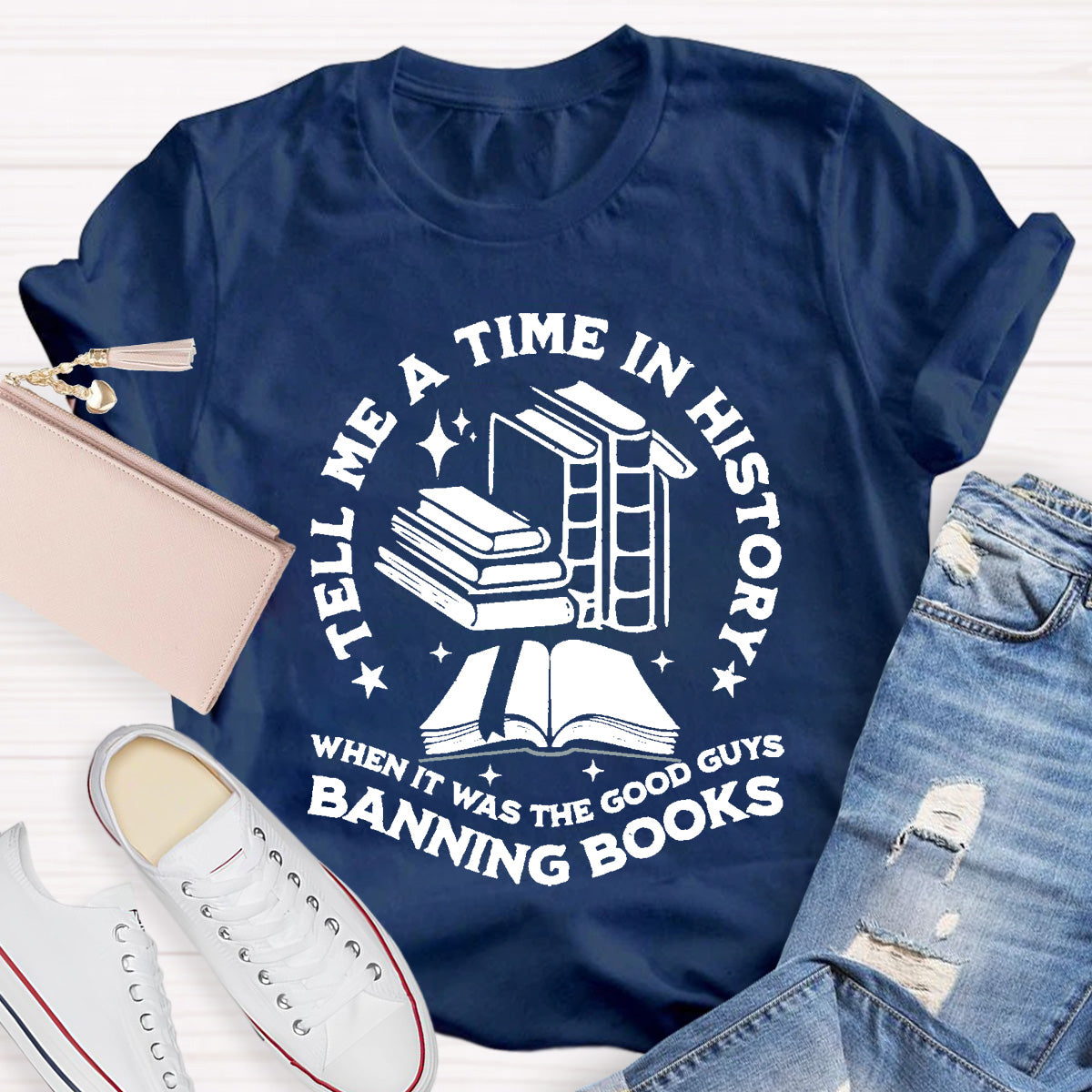 Tell Me A Time In History Teacher T-Shirt