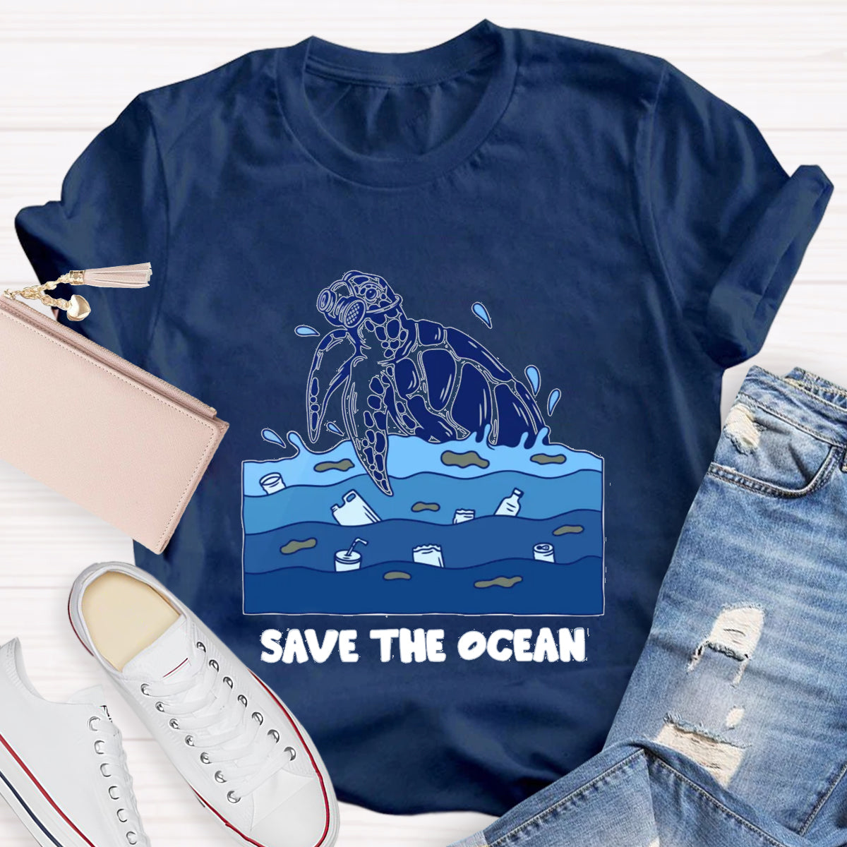 Save The Ocean Save The Turtle T-Shirt