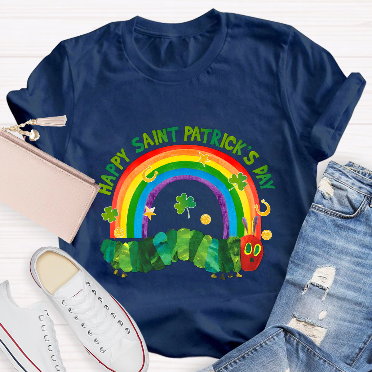 Happy St. Patrick's Day Caterpillar T-Shirt