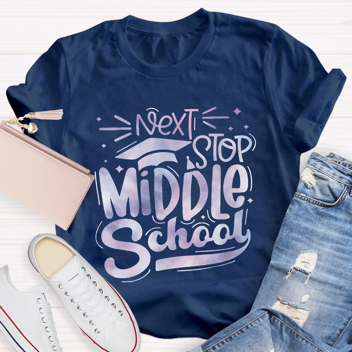 Next Stop Middle School Teacher T-Shirt