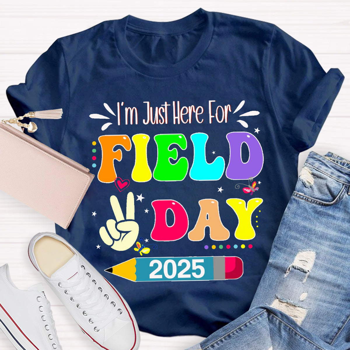 Personalize Year Field Day Teacher T-Shirt