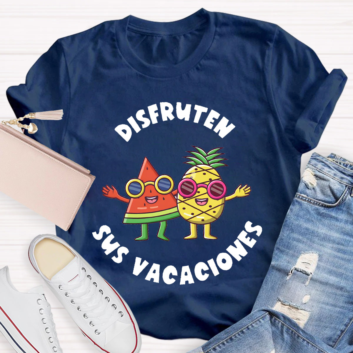 Disfruten Sus Vacaciones Spanish Teacher T-Shirt