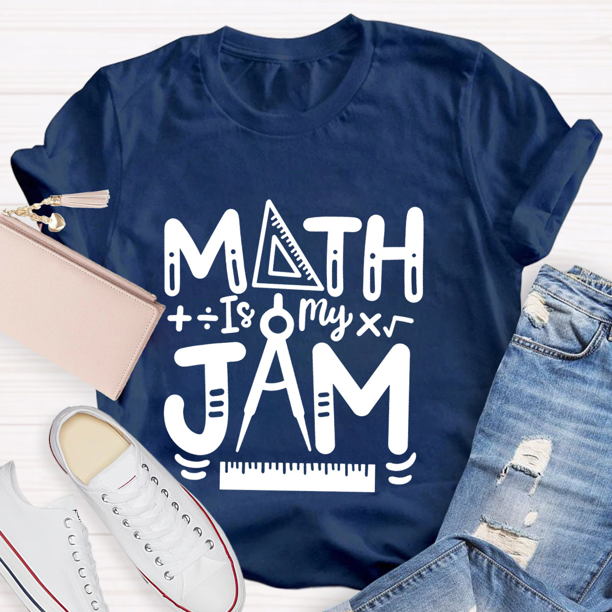 Math Is My Jam Teacher T-Shirt
