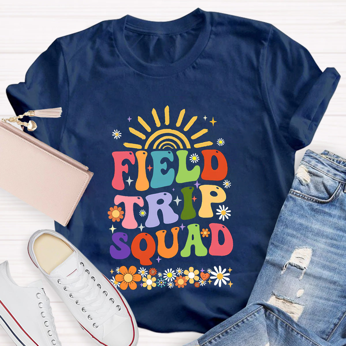 Field Trip Squad  Teacher T-Shirt