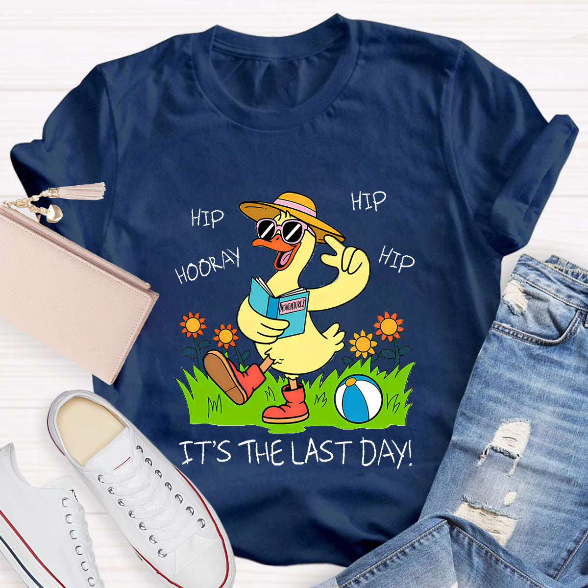 Hip Hooray It's The Last Day Funny Durk T-Shirt