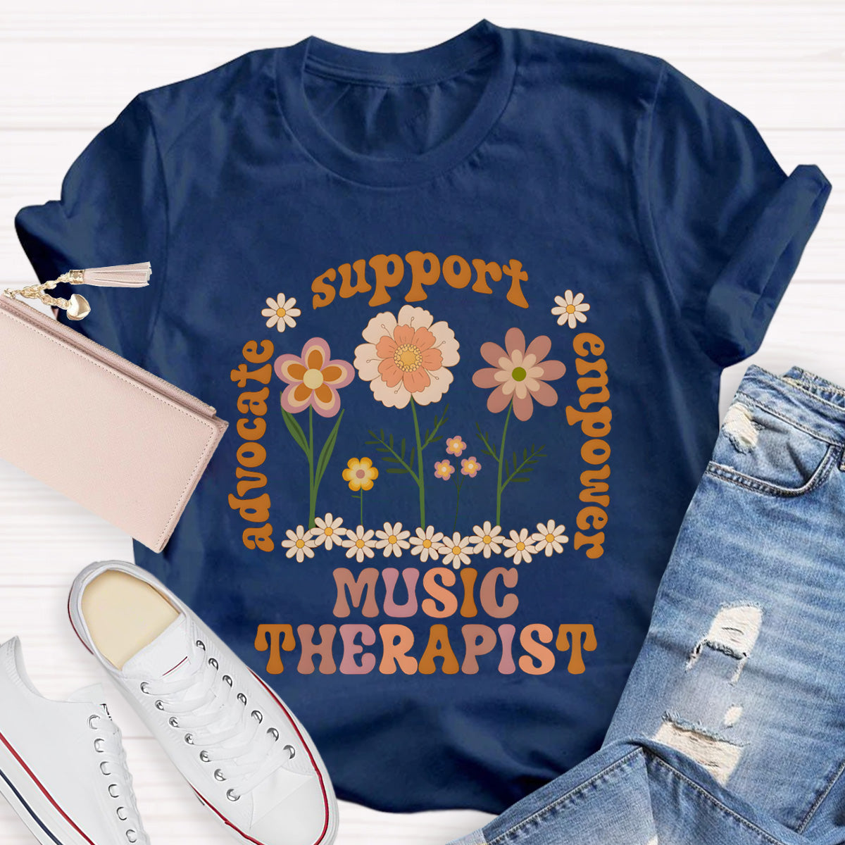 Music Therapist Support Teacher T-Shirt