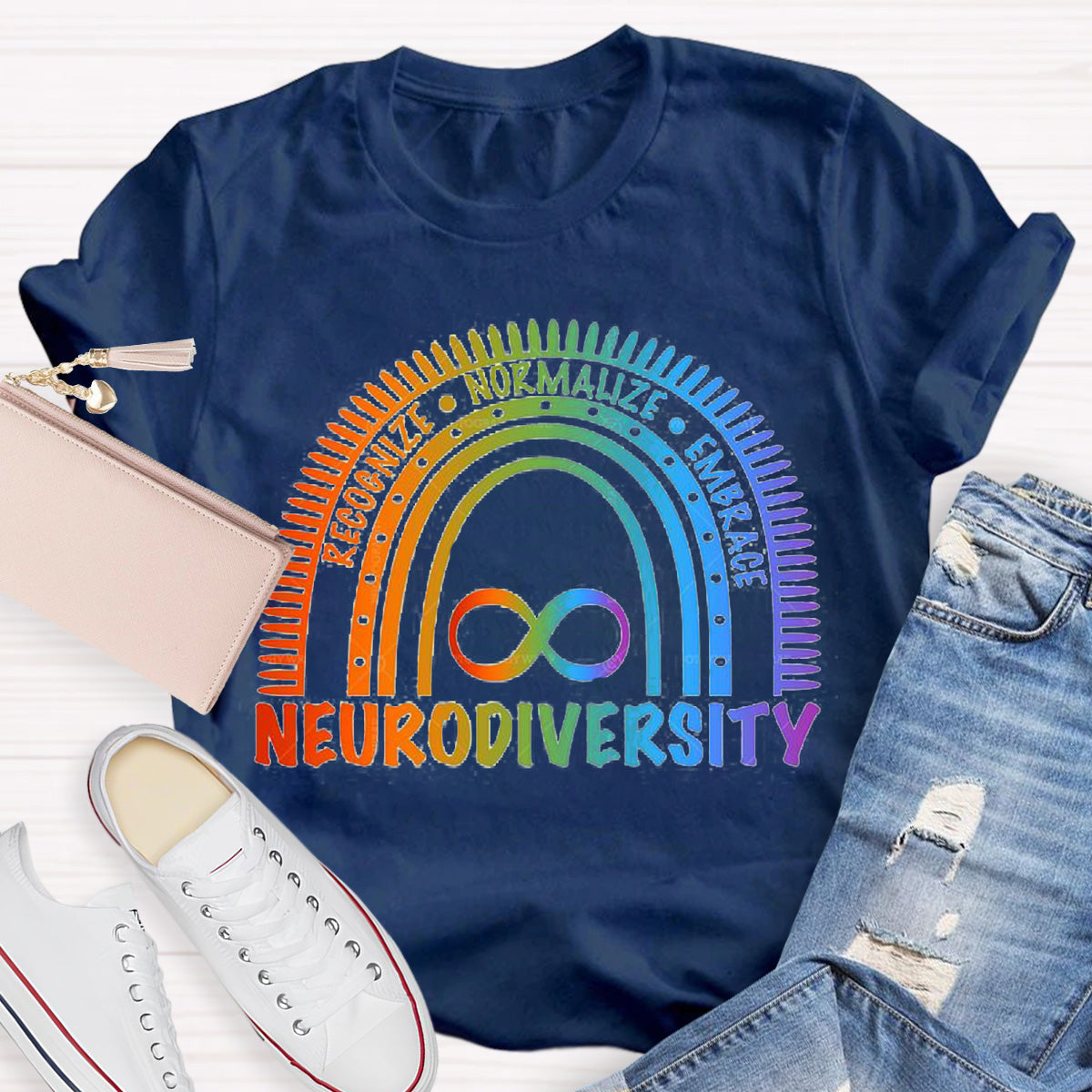 Neurodiversity Embrace Teacher T-Shirt