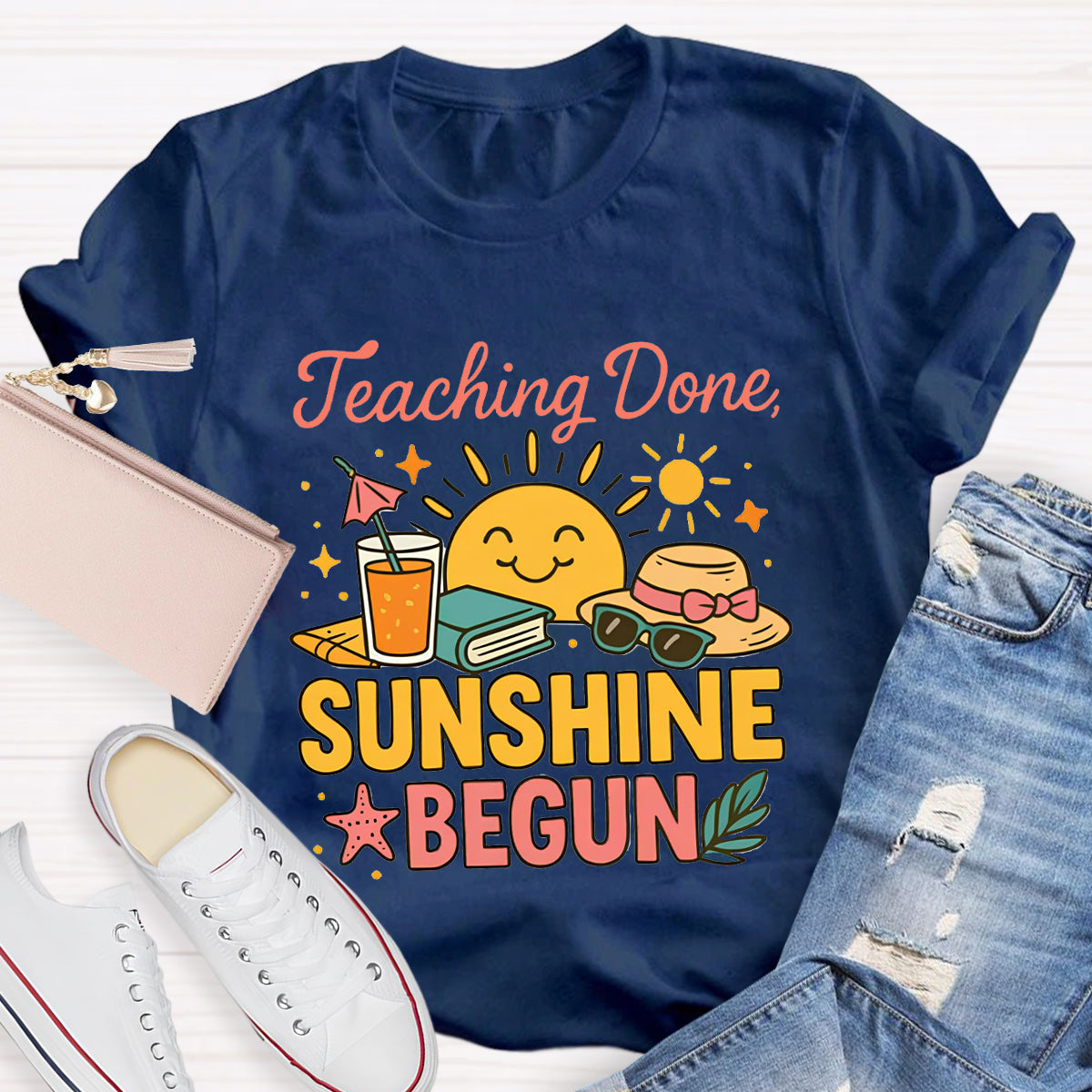 Teaching Done Sunshine Begun T-Shirt