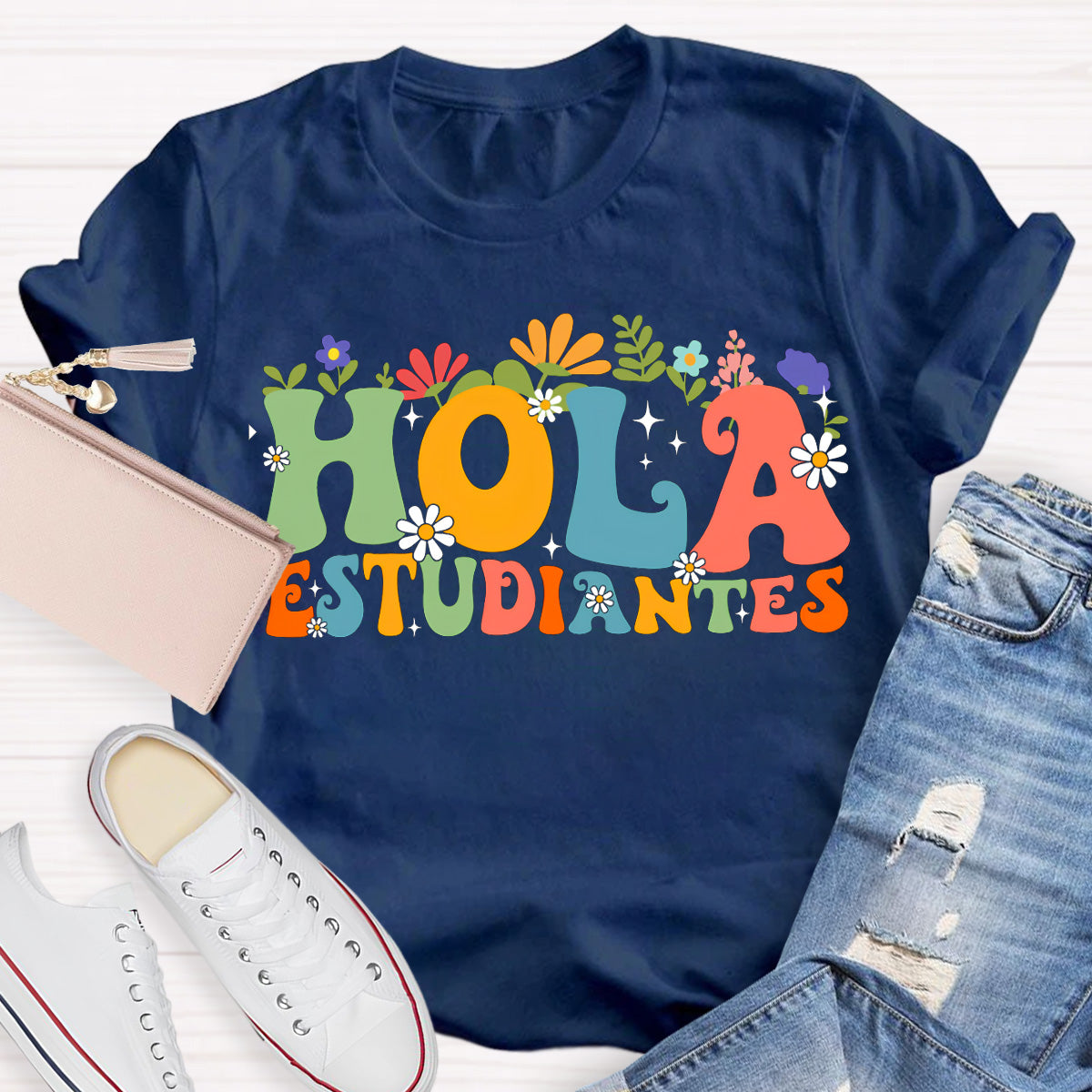Hola Estudiantes Spanish Teacher T-Shirt